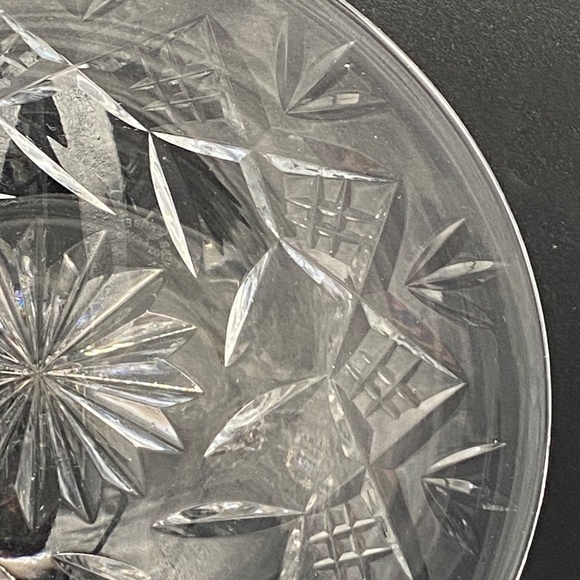 8x crystal ice cream dishes. VTG 1960's hand blown and cut Webb Corbett England - Picture 4 of 8